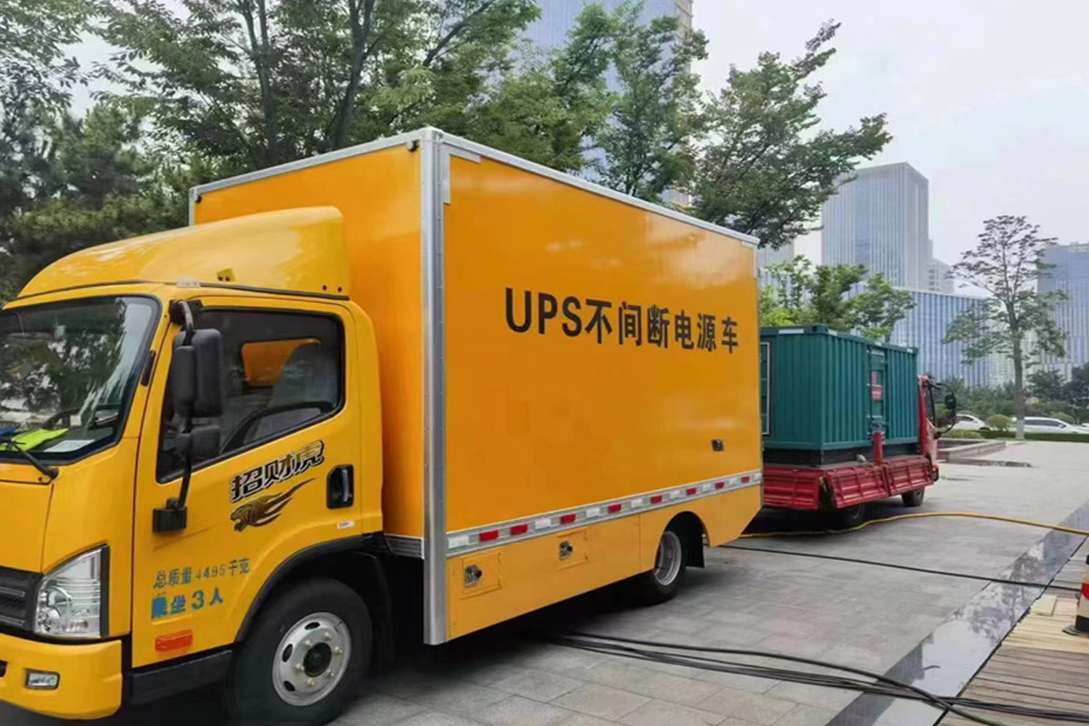 蔚县发电机租赁施工现场